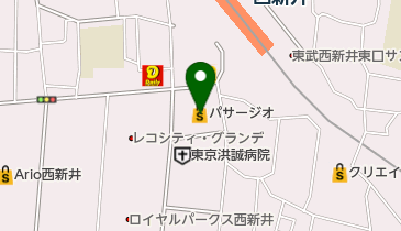 イオン新体操スクール 西新井校の地図画像
