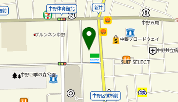 イトーヨーカドー 食品館中野店の地図画像