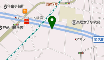 港北国際交流ラウンジの地図画像