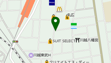 すずのき 川越本店の地図画像