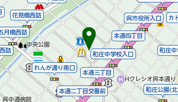 呉ポポロショッピングセンターの地図画像