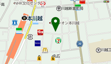 大野額縁店の地図画像