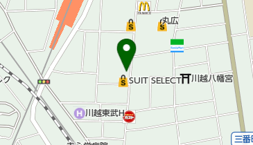 JTB 川越クレアモール店の地図画像