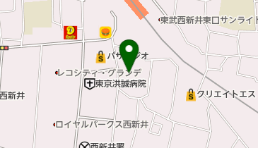 Pura(プーラ) 西新井店の地図画像