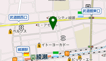 eyelash T's AYASE(アイラッシュ ティーズ アヤセ)の地図画像