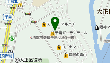 プラスワン 大正店の地図画像