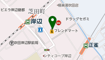 プラスワン フレンドマート岸辺店の地図画像