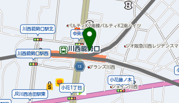 プラスワン 川西能勢口店の地図画像