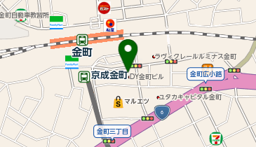 ダイナム 金町南口店の地図画像