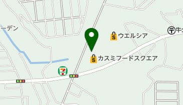 うさちゃんクリーニング フードスクエア牛久刈谷店の地図画像