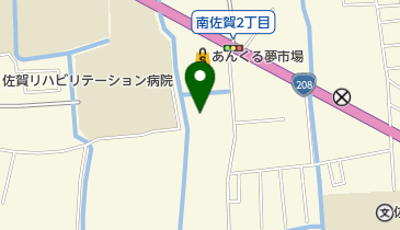 あんくるふじや 佐賀本店の地図画像