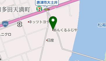 あんくるふじや 唐津店の地図画像
