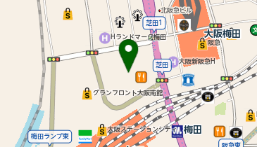 開運館E&E リンクス梅田店の地図画像
