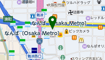 インターネットカフェ アットワン なんば店の地図画像