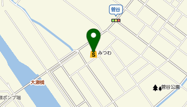 ホームセンターみつわ 菅谷店の地図画像