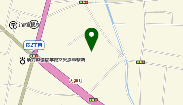 ライブガーデン 宇都宮桜店の地図画像