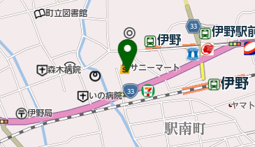 SUNNY MART(サニー マート) 伊野店の地図画像