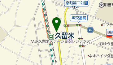 えきマチ1丁目 久留米の地図画像