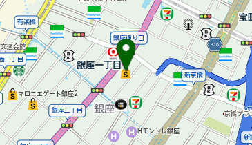 Delices tarte&cafe(デリス・タルトアンドカフェ) 銀座店の地図画像