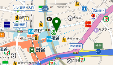 エステティック ミス・パリ 渋谷宮益坂店の地図画像