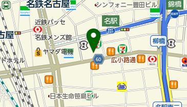 エステティック ミス・パリ 名古屋駅前店の地図画像