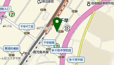 PATISSERIE ROUGE(パティスリー ルージュ) 千早店の地図画像