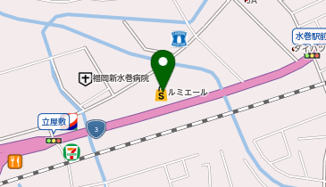 ルミエール 水巻店の地図画像