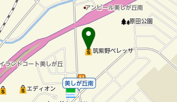 オゾンクリーニングのきょくとう 筑紫野ベレッサ店の地図画像