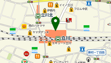 LUMINE(ルミネ)立川の地図画像