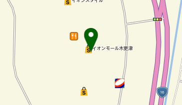 パンドラハウス イオンモール木更津店の地図画像