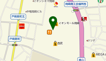 TIME BOX(タイムボックス) イオンモール岡崎店の地図画像