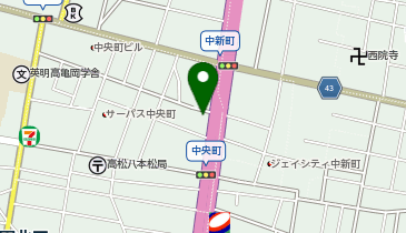 AJ浅野塾 高松本校の地図画像