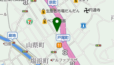 宮地金物店の地図画像