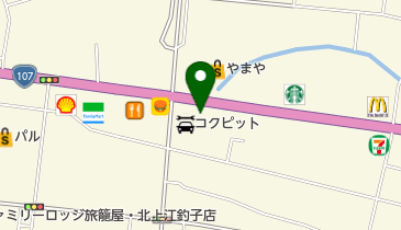 きたえるーむ北上中央の地図画像