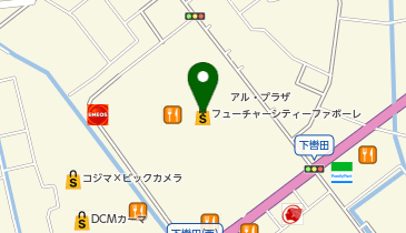 LOG CABIN(ログ キャビン) フューチャーシティーファボーレ店の地図画像