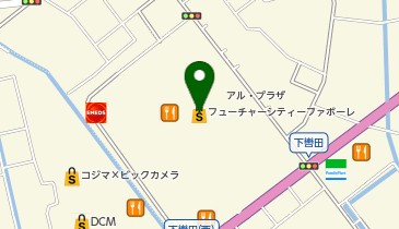 Green Parks fuuwa(グリーン パークス フーワ) フューチャーシティーファボーレ店の地図画像