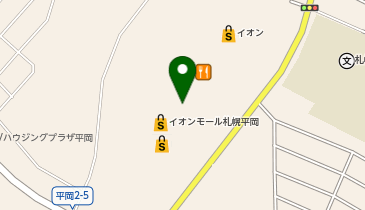 ANAP(アナップ) イオンモール札幌平岡の地図画像
