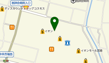 TAKA-Q(タカキュー) イオンモール宮崎店の地図画像