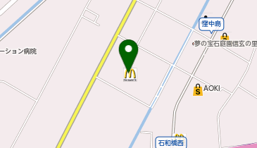 ハローズガーデン 石和店の地図画像