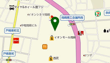 AZUL by moussy(アズール バイ マウジー) イオンモール岡崎店の地図画像