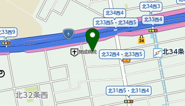 ヤマダデンキ Tecc LIFE SELECT札幌北33条店の地図画像