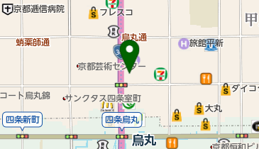つるやゴルフ 京都店の地図画像
