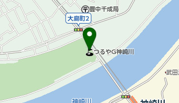 つるやゴルフ GC神崎川店の地図画像