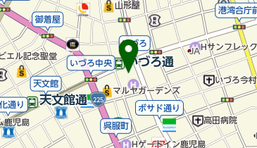 つるやゴルフ 鹿児島店の地図画像