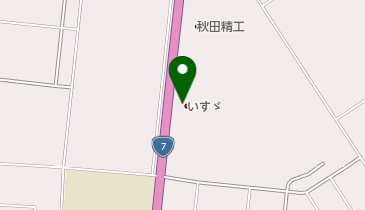 秋田いすゞ自動車株式会社 由利営業所の地図画像