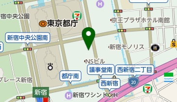 イオン銀行 新宿店の地図画像