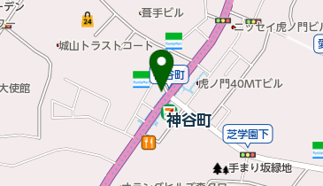 名代富士そば 神谷町店の地図画像