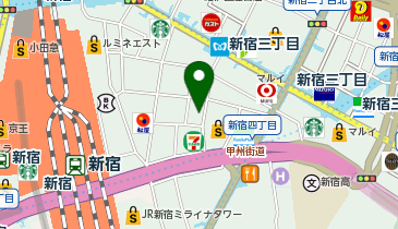 クラフトビールタップ 新宿三丁目の地図画像