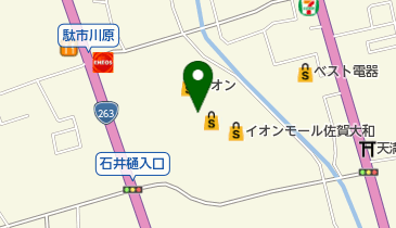 セイハ英語学院 イオンモール佐賀大和店の地図画像