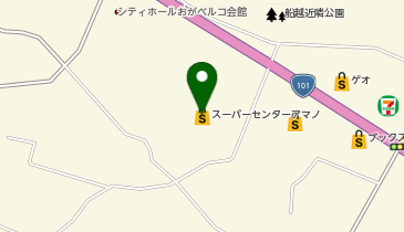 SUPER CENTER AMANO(スーパーセンターアマノ) 男鹿店の地図画像